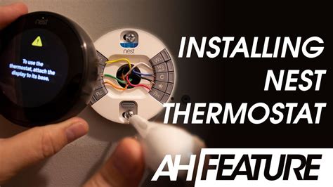 how to install nest thermostat on electrical box|nest learning thermostat installation manual.